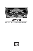 Dual XD-7500-Owners-Manual 